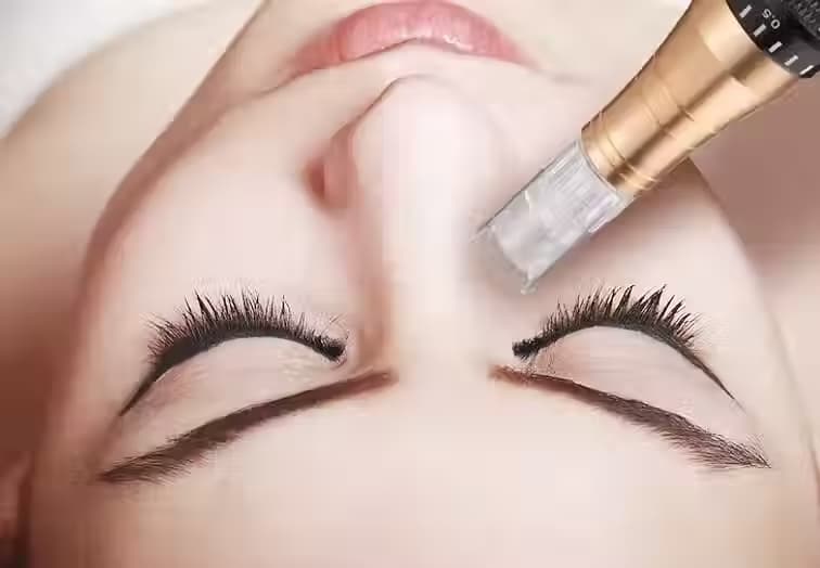 Soin microneedling visage pour régénération cutanée