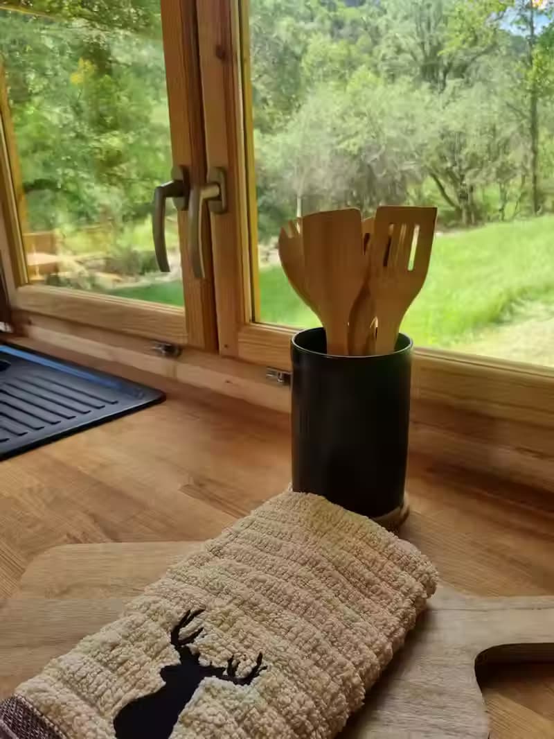 Cuisine entièrement équipée du chalet